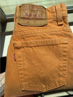 Vintage Levi's Orange Denim Jeans